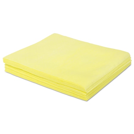 BOARDWALK Dust Cloths, 18 x 24, Yellow, PK500 BWKDSMFPY